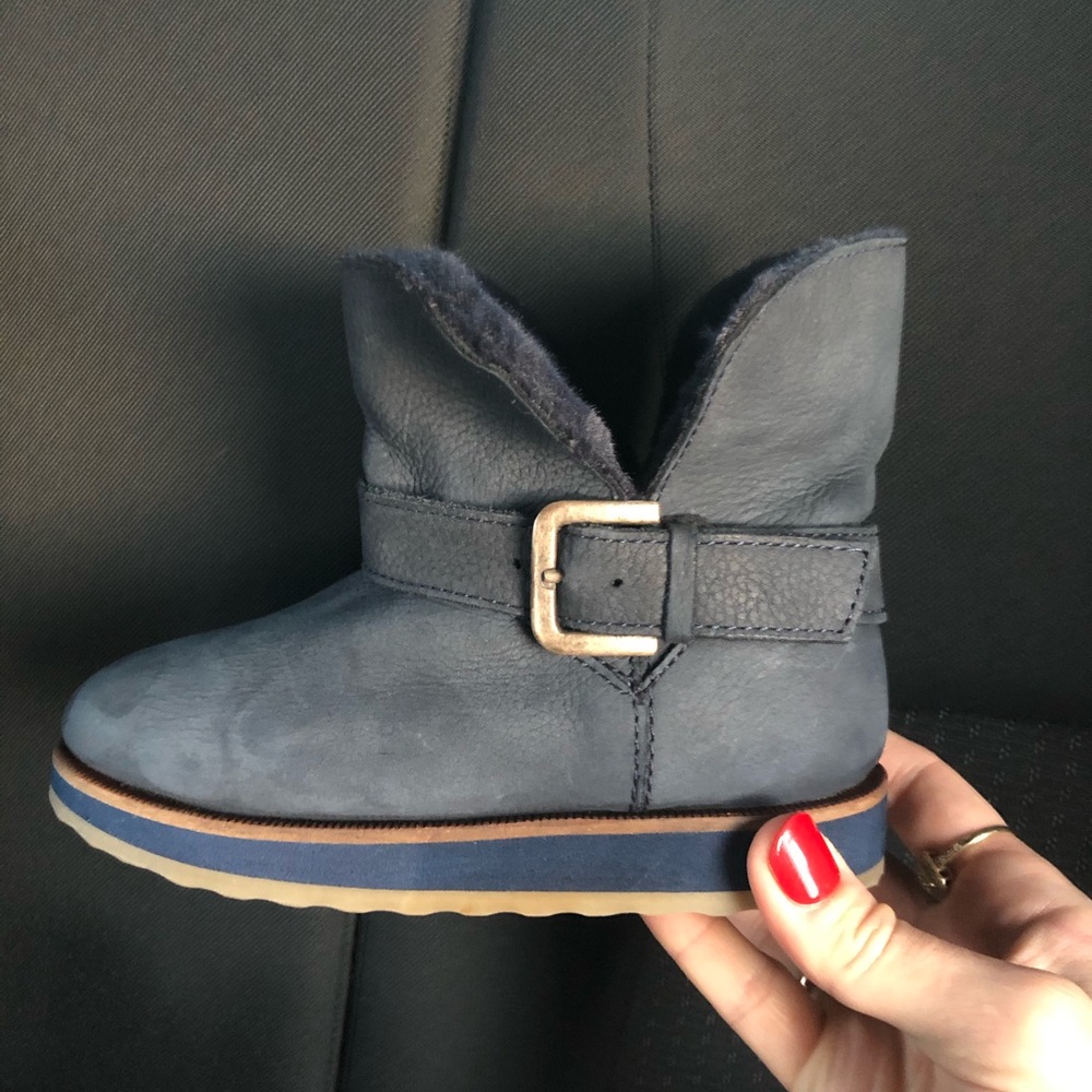 Zara baby leather boots